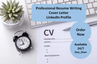 I provide professional resumes, CV writing services